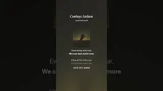 Cowboys Anthem