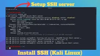 How to Install SSH Server on Kali Linux