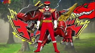 GozyuWolf KyoryuRed Sentai Ring 37 fanmade No.1 Sentai Gozyuger