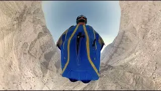 HOLY SH** IMPOSSIBLE Proximity Wingsuit Flying BASE Jump - INSANE 360 Degree UAE Mountain Cliff Exit
