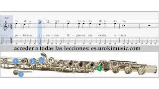 Como Tocar en la Flauta Travesera Titanic My Heart Will Go On - Notas musicales, Tablatura tutorial