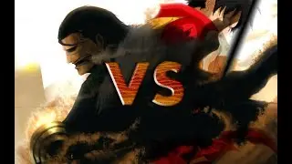 וואן פיס אחד על אחד - קרוקודייל VS לופי (תקופת מארינפורד)