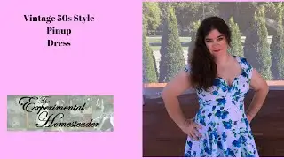 Vintage 50s Style Pinup Dress