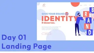 Day 1 of 50 Days Daily UI-Design Challenge | Creating Landing Page | madebysunnypradhan