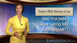 Attorney Stephen Offutt  Silver Spring and Baltimore, Maryland Personal Injury Lawyer