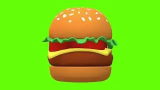 Green Screen | Chroma Key | Animal 4K | Burger