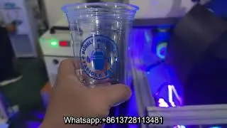 1 color full auto printer for milk tea cup printer for plastic cup
