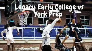Who’s the best team in South Carolina?? Coen Carr shines || Legacy Early College vs York Prep