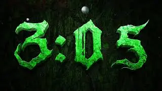 5-Minute Countdown Spooky Horror Zombie Halloween Suspense Timer 🦇🎃🕸️👻🌕