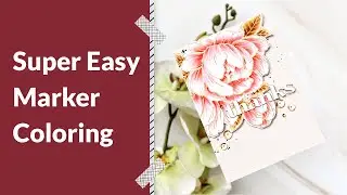 Easiest Alcohol Marker Coloring Tutorial!