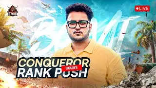CONQUEROR RANK PUSH ACE TODAY DAY 2 , NO CAP CHICKEN DINNERS GAMEPLAY LIVE!