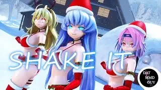 [MMD R-18] Rei Ryghts, Yellow Heart, Yuuki (SISTAR - Shake It) Hyperdimension Neptunia
