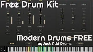 Free Drum Kit - Modern Drums FREE by Just Add Drums (No Talking) Limited licenses available.