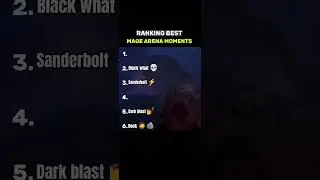 TOP 6 MAGE ARENA MOMENTS 😂 #RANKING #SHORTS #VIRAL