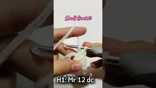 Mr 12 dc.#crochet #handmade #crochettutorial #diy