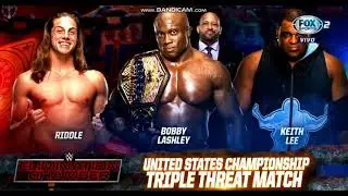 Bobby Lashley vs Keith Lee vs Matt Riddle WWE Official Elimination Chamber Matchcard