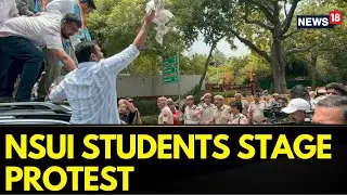 NEET Exam Row Explodes | Congress Stages Protest In Delhi Against Centre | BJP Vs Congress | News18