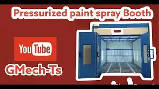 PRESSURIZED DRY SPRAY BOOTH DOWN DRAFT &SIDE DRAFT