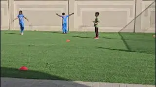Uthkarsh trying skipping rope for first time