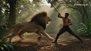 &ldquo;Man vs Lion: Epic Jungle Fight | Intense Animation Movie Scene&rdquo;