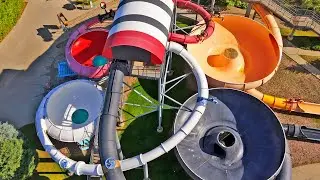 Turbo Lab Tower w/ 4 Bowl Water Slides at Calypso Water Park