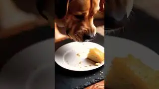 Dog Eats Christmas Cake video
