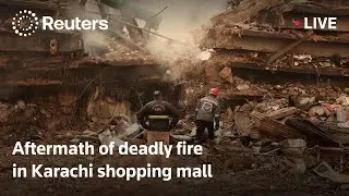 LIVE: Pakistani firefighters search Karachi shopping mall after deadly fire