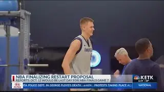 NBA presents players with plan for season restart by end of July