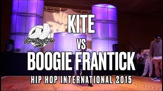 KITE vs BOOGIE FRANTICK | Popping Top 8 | Hip Hop International World Battles 2015 | #SXSTV