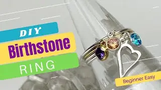 How to Make Birthstone Rings With The Custom Loop Stacking Ring - Jewelry Tutorial