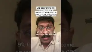 UAE CORPORATE TAX /  CORPORATE PROFIT TAX -  TAX BASED ON NET INCOME / PROFIT NOT ON TURNOVER
