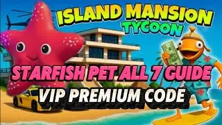 Island Mansion Tycoon [Battle pass Code + All 7 Starfish] #fortnite #Walkthrough #codes