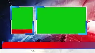 BROADCAST GREEN SCREEN WINDOWS | Free Chroma Key Template For News Channels 