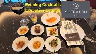 Evening Cocktails Executive Lounge Evening Cocktails Sheraton Kuching Hotel Marriott Bonvoy Sarawak