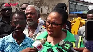Linda Ocloo, Greater Acc Regional Minister, pleaded with market women to allow for the redevelopment