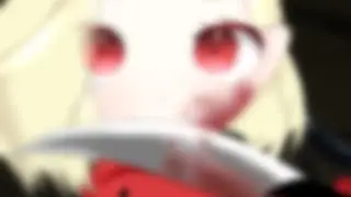 Among us but as cute anime girls (Red)