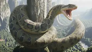 Prehistoric Humans vs Titanoboa &ndash; The Deadliest Battle in Ancient History #india #usa #indonesia