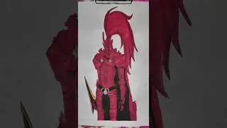 speed drawing stickman igris #shorts #sololeveling #igris