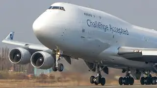 12 BOEING 747 LANDINGS and DEPARTURES - Exotic B747 Airlines (4K)