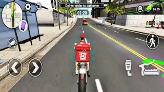 Food delivery Boy Simulator 3d Gameplay | Food Delivery Game In R15 Bike Driving | #games 