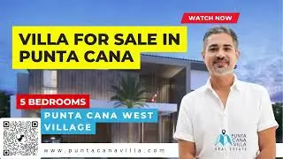Luxury 5-Bedroom Villa in West Village Punta Cana with Private Jacuzzi at Guayiga 32, ID - 4027