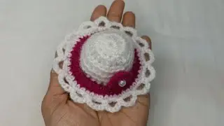 Laddu Gopal ki winter cap 2025 | woolen Cap for kanah ji | How to make Woollen hat | crosia Cap 🧶