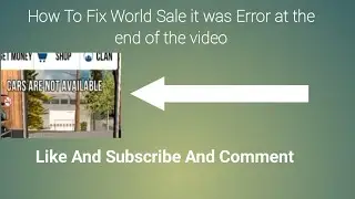 Car Parking Multiplayer World Sale fix At end wasn't working