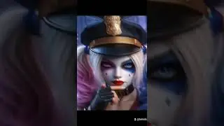 #aigeneratedimage #digitalart #charming #beaitiful #harleyquinn #dc  #suicidesquad #youtubeshorts