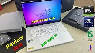 Распаковка и обзор Asus Rog Zephyrus G16 GU605C Ultra 9 285H RTX 5070 Ti | Лучший игровой ноутбук...