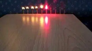 175mW DIY red laser lights matches