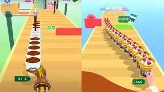 Coffee Stack | 👸🥒🍔 All Levels Gameplay Trailer Android,ios New Game|shorts