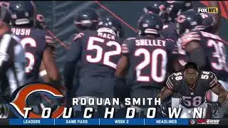 Roquan Smith PICK-6 on Joe Burrow | Bengals vs Bears