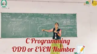 ODD or EVEN Number | C Programming | SNS Institutions 