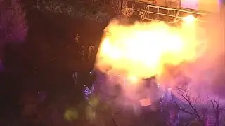 LIVE: Crews battle large flames at building in southeast OKC
